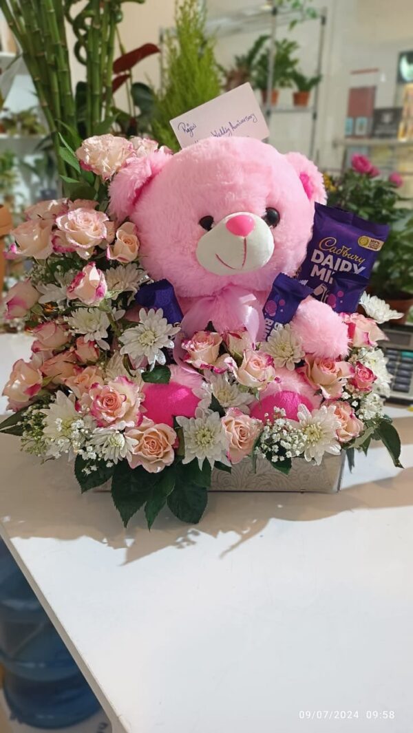 BABY ROSE (PINK ) TOY &CHOCOLATE - Image 2