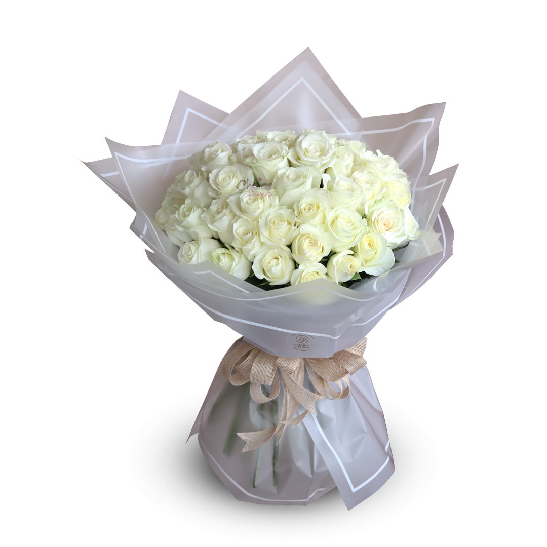 White Rose Bouquet