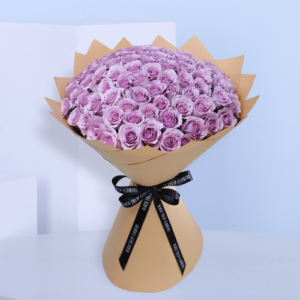 Purple Rose Bouquet